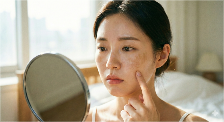 광대기미레이저  왜 토닝을 반복해도 광대만 유독 얼룩덜룩할까요?