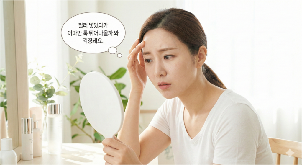 이마필러눈썹처짐