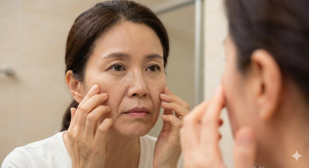 팔자주름삼각존고민