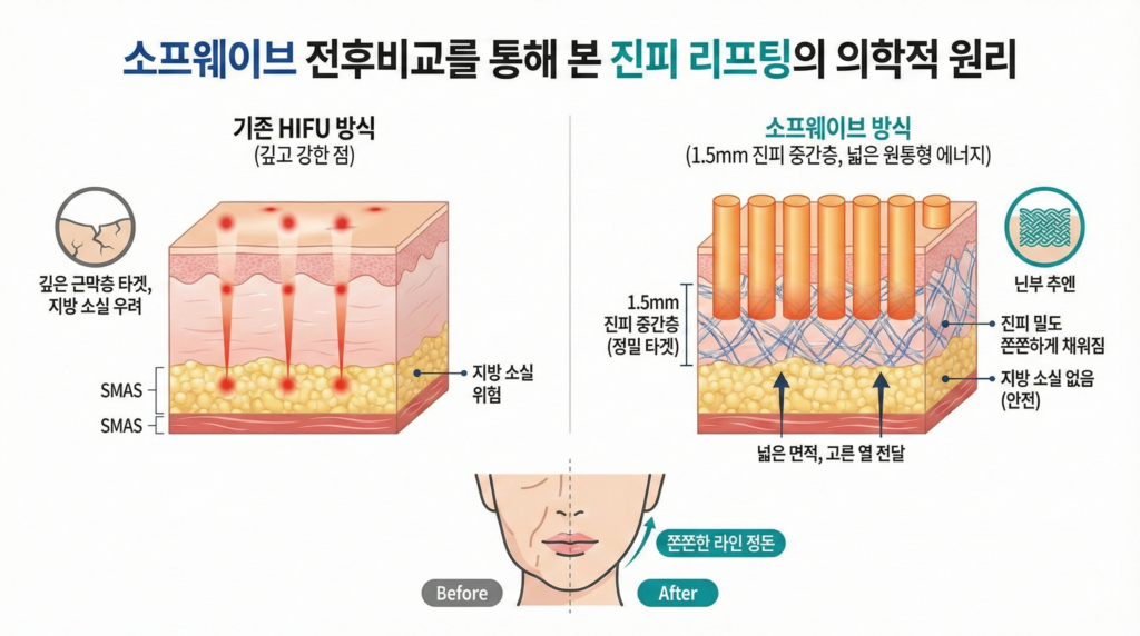 소프웨이브 전후비교