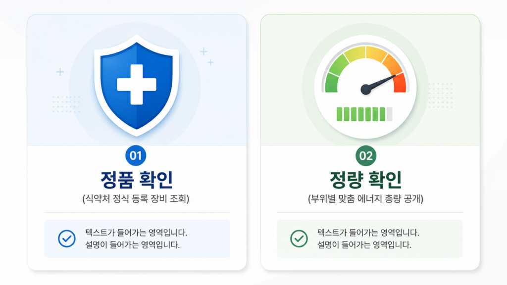 식약처 정식 등록 및 부위별 정량 에너지를 확인하는 수원 온다리프팅 안전 기준
