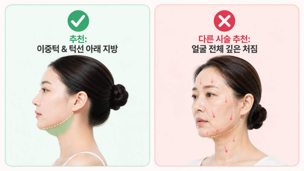 이중턱 및 턱선 라인 정리에 효과적인 수원 온다리프팅 추천 대상 가이드